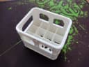 White AA battery crate